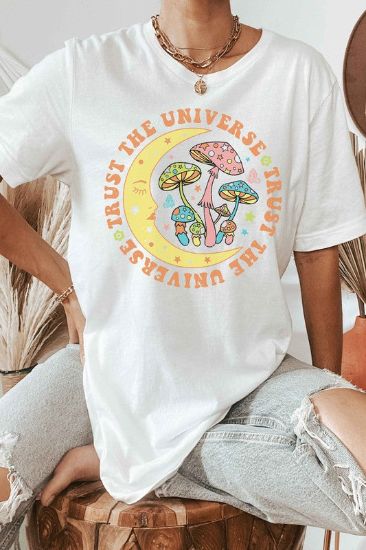 MUSHROOM UNIVERSE GRAPHIC T SHIRT