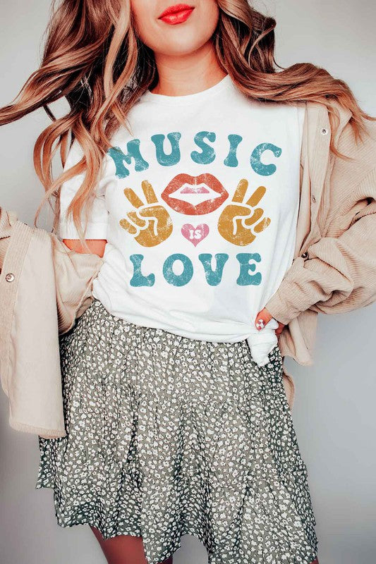 Music Is Love Graphic Tee